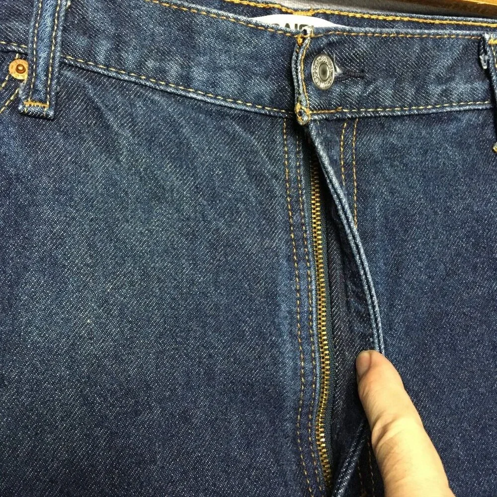 Levis‎ Mens 505 Straight Fit Blue Jeans size 40x32 Cotton Denim Pants